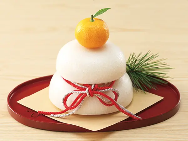 A Shimekazari Japán ünnepi dísz étel
