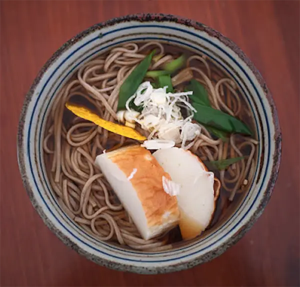 Toshikoshi soba japán étel